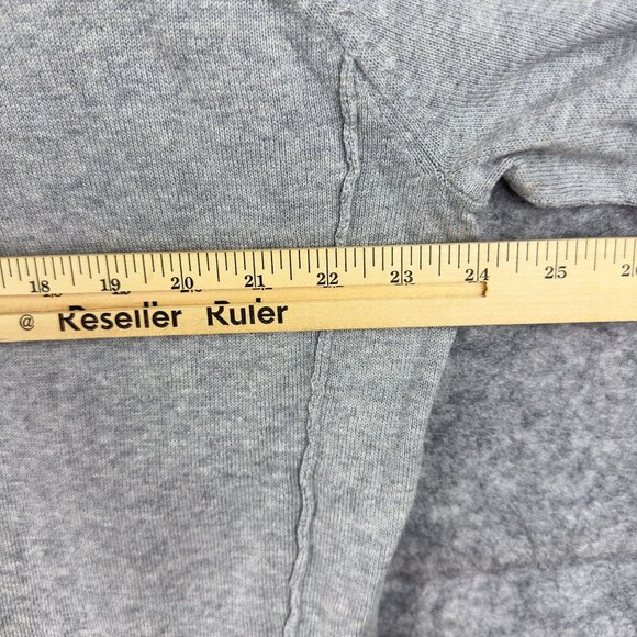 Threads & Heirs Sweater Men XL Light Gray Heather V-Neck  100% Cotton - Picture 8 of 10